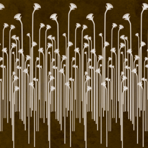 Yo2 AQ1.02.1 FF Antiquity - mural z motywem łąki