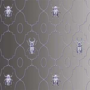 Yo2 KH1.01 IS Khepri - geometryczny mural z motywem skarabeuszy