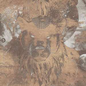 Yo2 SP1.04.3 GL Sphere - mural z motywem pantery, lasu i księżyca