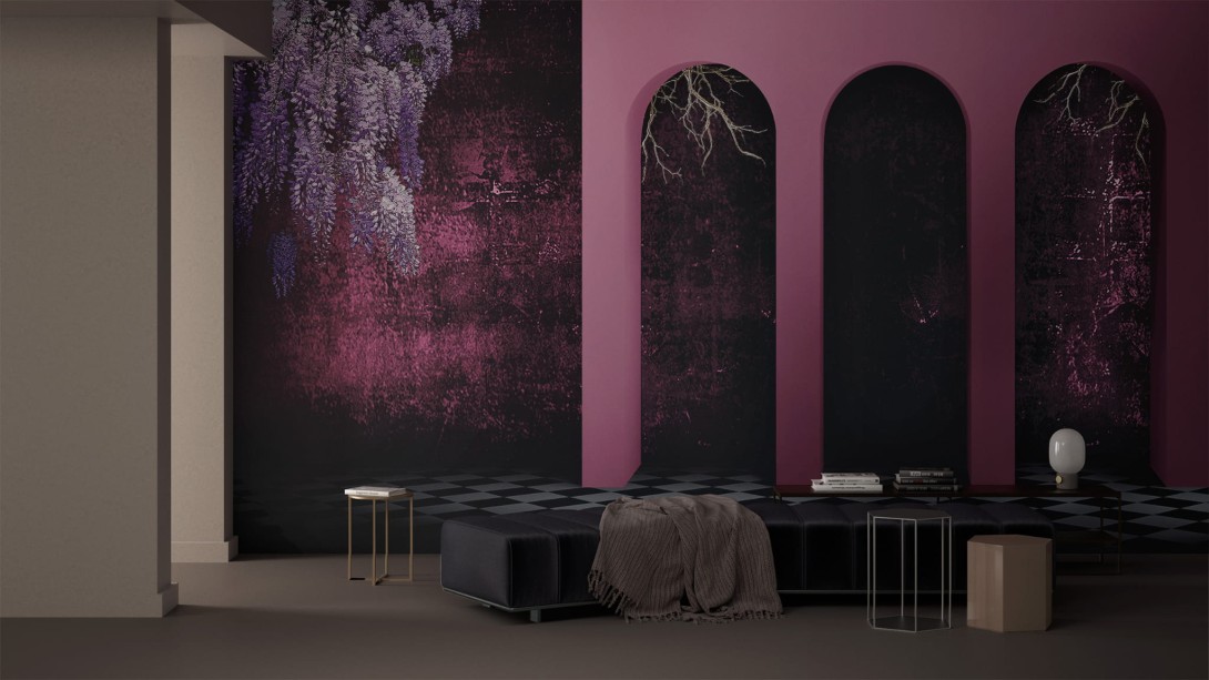 Yo2 GL1.01.1 FF/GL Glorious - mural w łuki i kwiaty