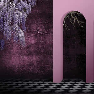 Yo2 GL1.01.2 FF/GL Glorious - mural w łuki i kwiaty