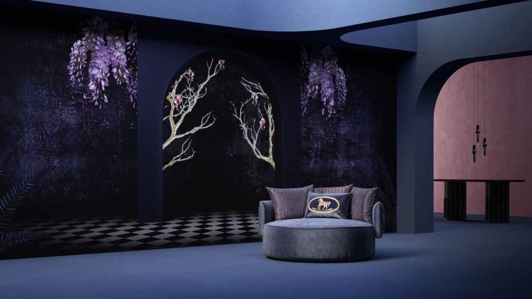 Yo2 GL1.02.1 FF/GL Glorious - mural w łuki i kwiaty