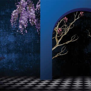 Yo2 GL1.02.2 FF/GL Glorious - mural w łuki i kwiaty