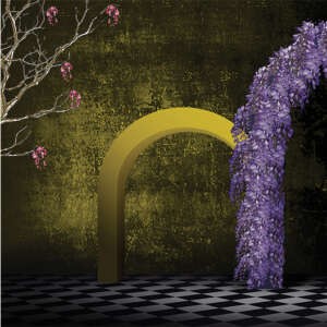 Yo2 GL1.03.1 FF/GL Glorious - mural w łuki i kwiaty