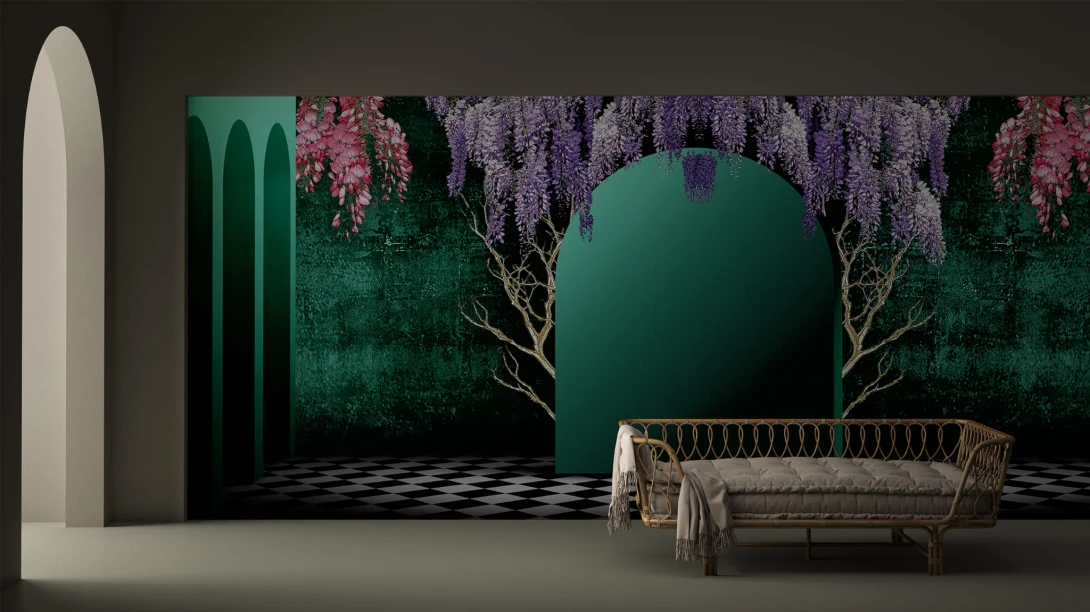 Yo2 GL1.04.2 FF Glorious - mural w łuki i kwiaty