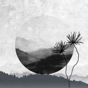 Yo2 ST1.06.1 ES / GL Affection - mural z motywem lasu, gór i koła