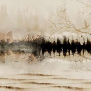 Yo2 ST1.08.1 ES / GL Affection - mural z motywem lasu i ptaków