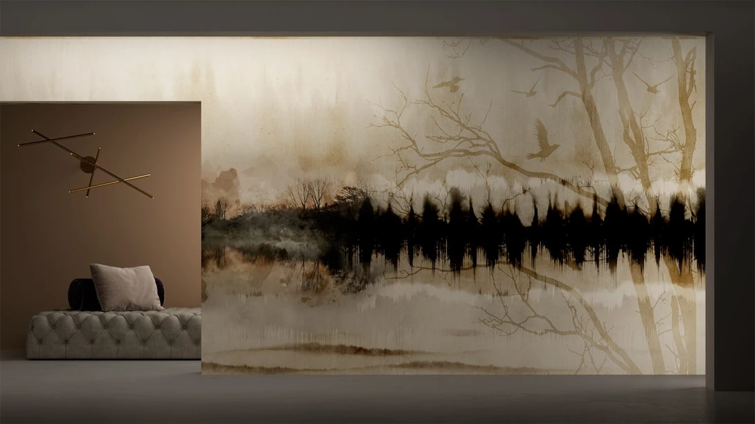 Yo2 ST1.08.2 ES / GL Affection - mural z motywem lasu i ptaków