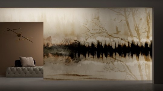 Yo2 ST1.08.2 ES / GL Affection - mural z motywem lasu i ptaków