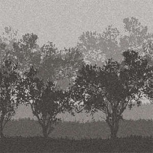 Yo2 WD1.01.1 CR/FF Woods - mural z motywem lasu i łuków