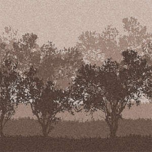 Yo2 WD1.01.2 CR/FF Woods - mural z motywem lasu i łuków