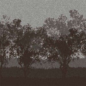 Yo2 WD1.01.3 CR/FF Woods - mural z motywem lasu i łuków