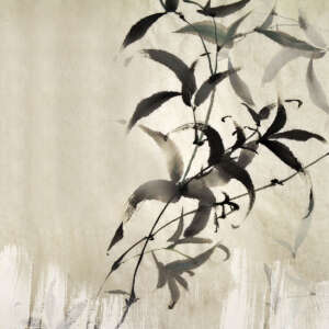 Yo2 EF1.08.1 GL Essence Forms - mural z motywem gałązek bambusa