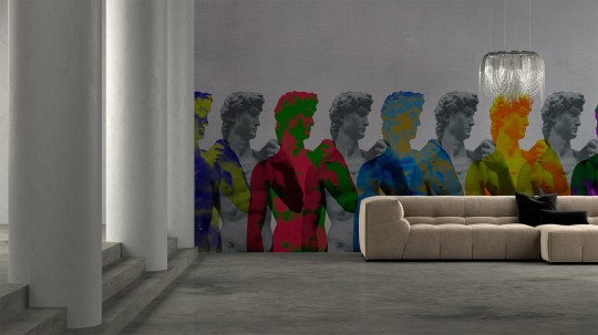 Yo2 TF1.07.3 CR Calculus - mural z kolorowymi rzeźbami