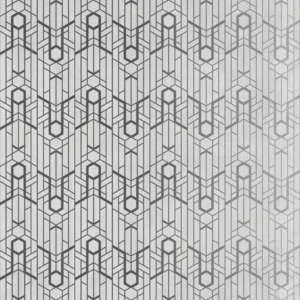 Yo2 MS1.07 IS Mold Stencils - mural geometryczny w metalicznych kolorach