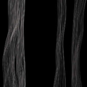 Yo2 LI1.01 IS Lineation - mural z falującymi liniami