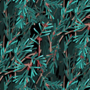 Yo2 IW1.01 FF Into The Woods - mural z motywem głębi lasu