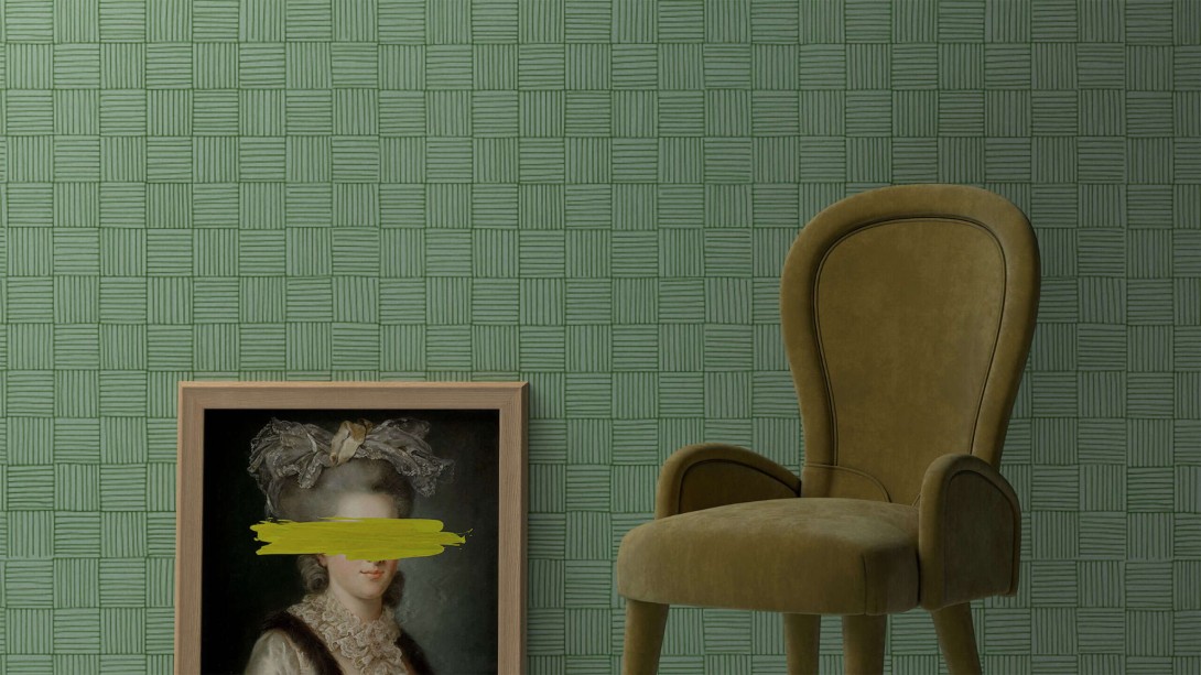 Yo2 MN1.01.3 FF Monograph - mural w kwadraty i linie