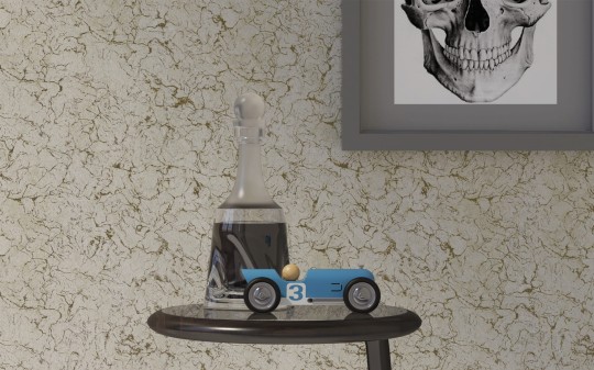 Yo2 CV1.04 IS Dapper - mural z motywem złotej mgły