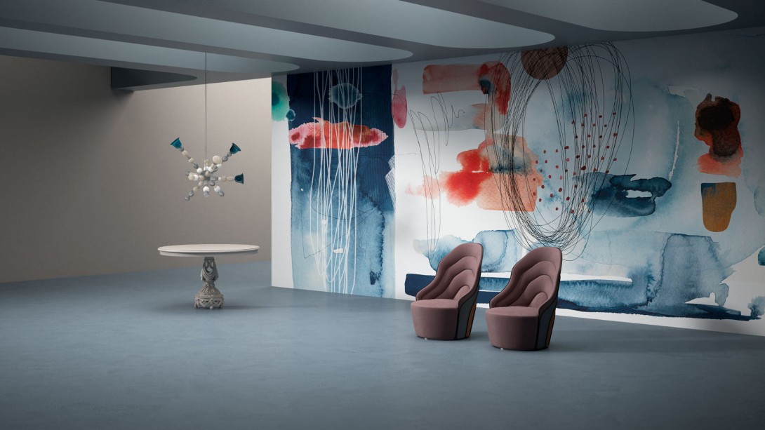 Yo2 HA1.01.2 FF Happy Days - mural z motywem nieba, deszczu i słońca