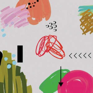 Yo2 FS1.01.2 CR Fluky Spots - abstrakcyjny mural z motywem bazgrołów