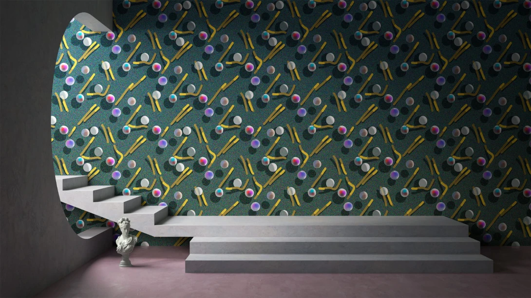 Yo2 SB1.01.2 FF Soap Bubble - mural z motywem baniek mydlanych