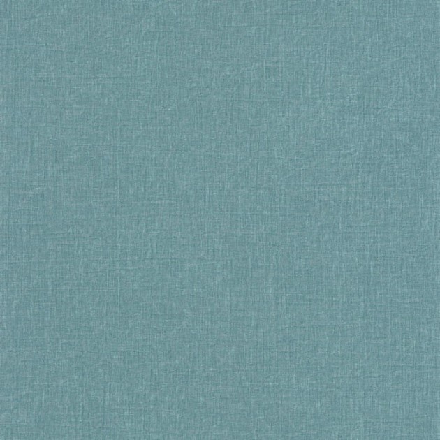 Casadeco 88196400 Bali Java Bleu Lagune - tapeta imitująca sprany len