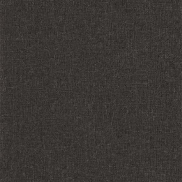 Casadeco 88199938 Bali Java Noir Reglisse - tapeta imitująca sprany len