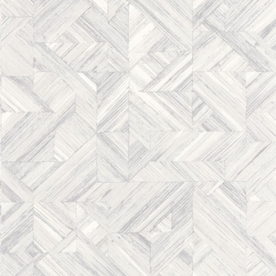 Casadeco 88180057 Bali Paille Blanc Coton - tapeta 3D imitująca tkaną słomę