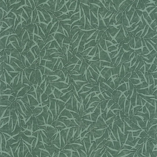 Casadeco 88177926 Bali Bambu Vert Canopee - tapeta w liście bambusa