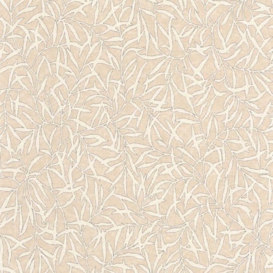 Casadeco 88171154 Bali Bambu Beige Ficelle - tapeta w liście bambusa