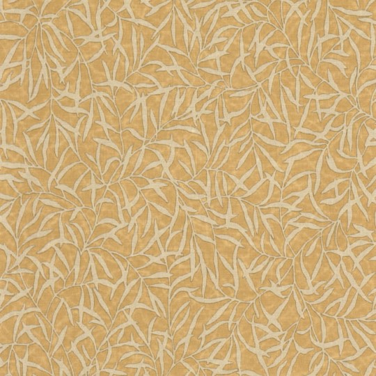 Casadeco 88172539 Bali Bambu Jaune Safran - tapeta w liście bambusa