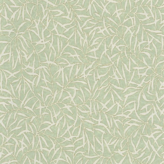 Casadeco 88177301 Bali Bambu Vert Sauge - tapeta w liście bambusa