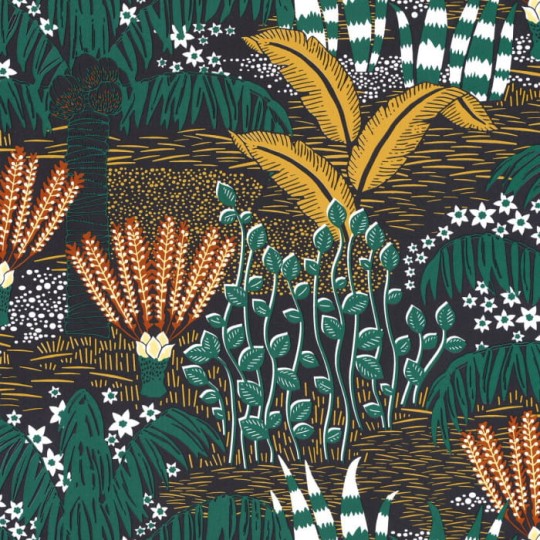 Caselio 103694237 L’epopee Palmeraie Multicouleurs - tapeta egzotyczna z motywem palm