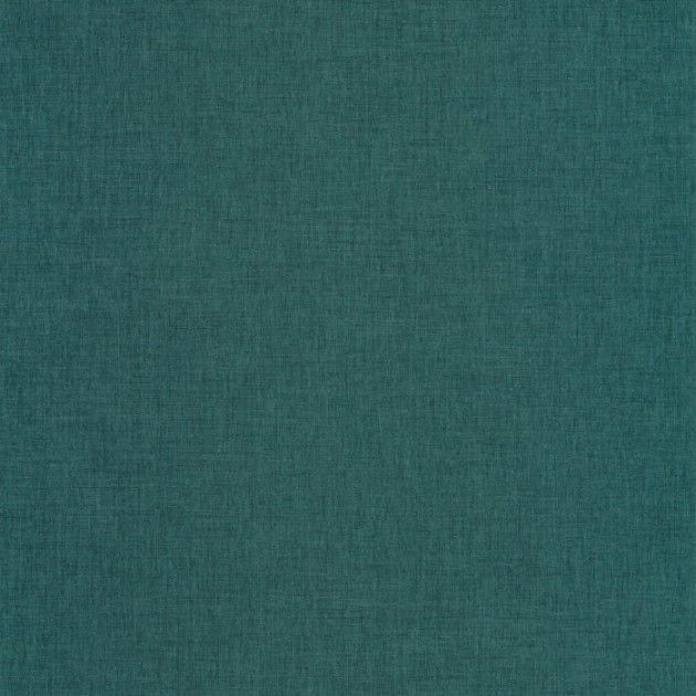 Caselio 100607812 L’epopee Hygge Uni Vert Emeraude - zielona tapeta imitująca tkaninę