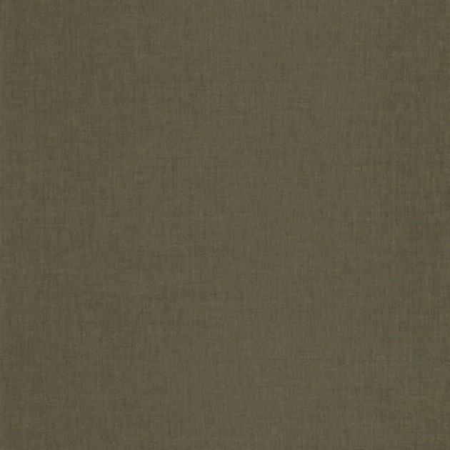 Caselio 100607537 L’epopee Hygge Uni Vert Olive - oliwkowa tapeta imitująca tkaninę