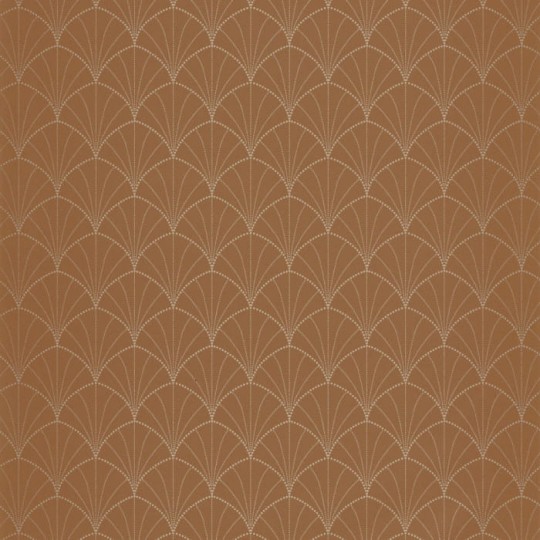 Caselio 103822223 Golden Age Edgar Caramel Or - tapeta geometryczna w stylu art-deco