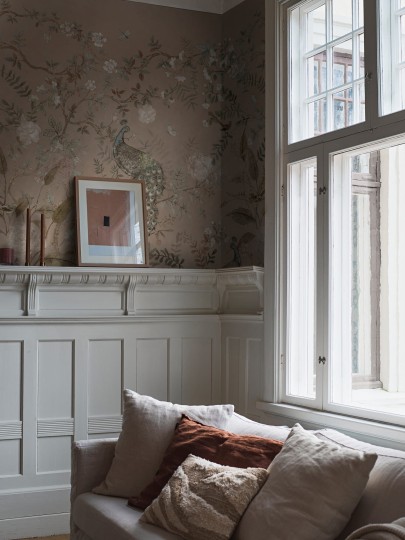 Boras Tapeter 9470W Studio Chinoiserie - mural z motywem ogrodu