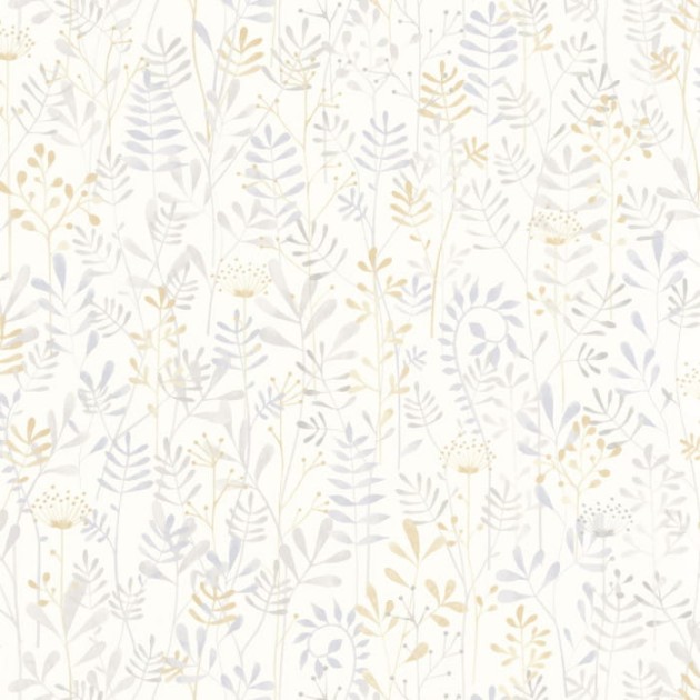 Casadeco 88329659 Once Upon A Time Wild Garden Naturel - tapeta z motywem ogrodu i kwiatów