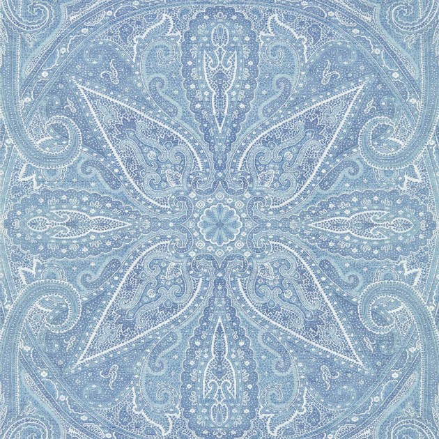 Zoffany 313018 Cotsworld Manor GRAND PAISLEY INDIGO - tapeta z motywem paisley