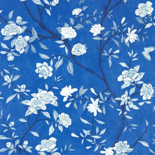 Zoffany 313031 Cotsworld Manor NOSTELL PRIORY LAZULI - tapeta z motywem pnącej róży