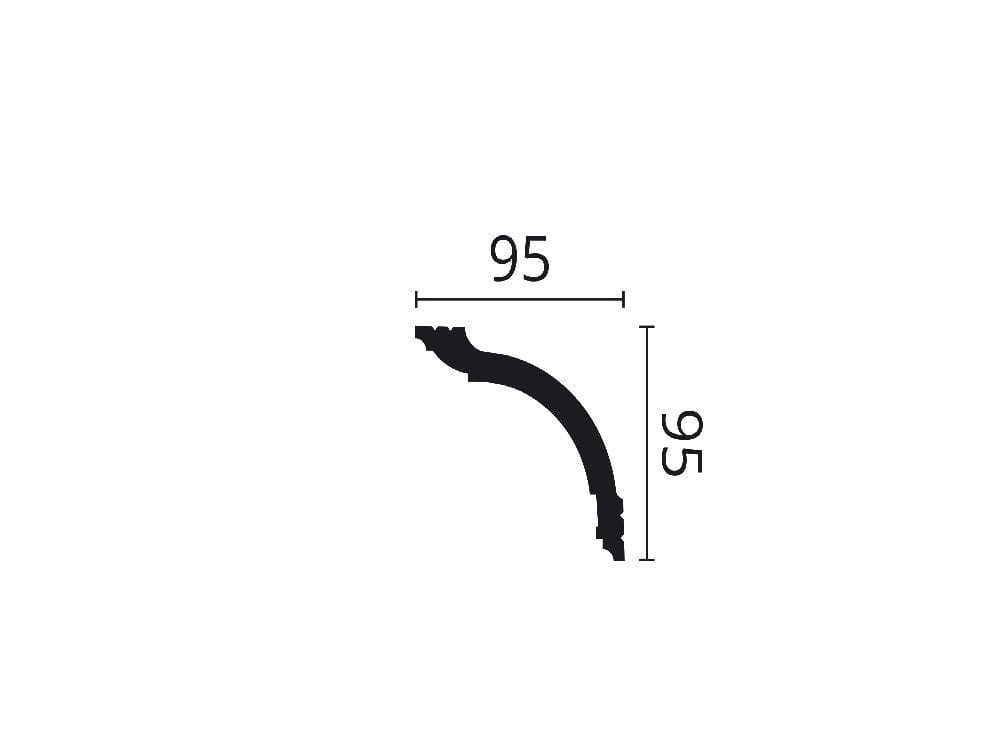 Listwa sufitowa NMC Wallstyl WT17