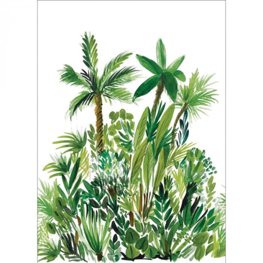 Caselio 104007003 Green & Co Fidji Vert rozmiar M - mural w palmy