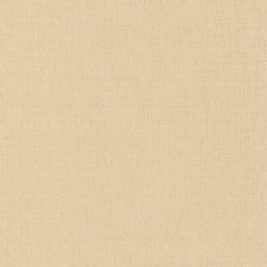 Caselio 68521520 Green & Co Linen Uni Beige Or - tapeta imitująca len