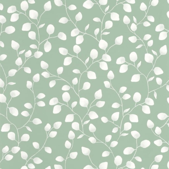 Caselio 103867129 Green & Co Melbourne Vert De Gris - tapeta w liście eukaliptusa