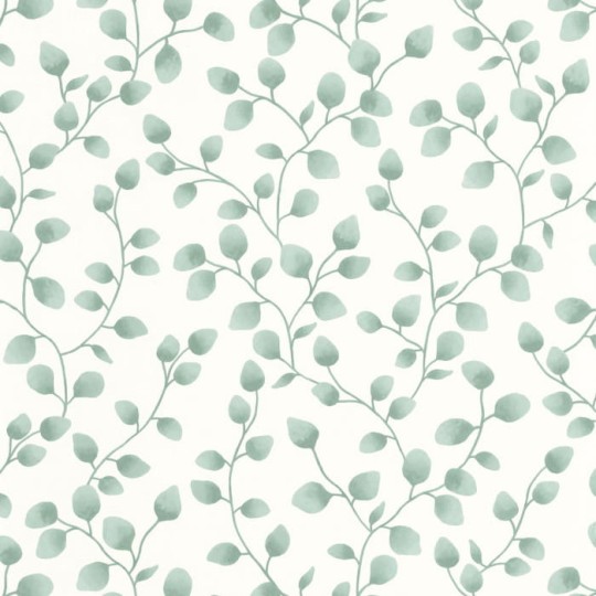Caselio 103867002 Green & Co Melbourne Vert Mousse - tapeta w liście eukaliptusa