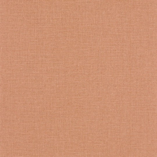Caselio 104014020 Uni Jute Uni Mat Terracotta - tapeta imitująca naturalną tkaninę