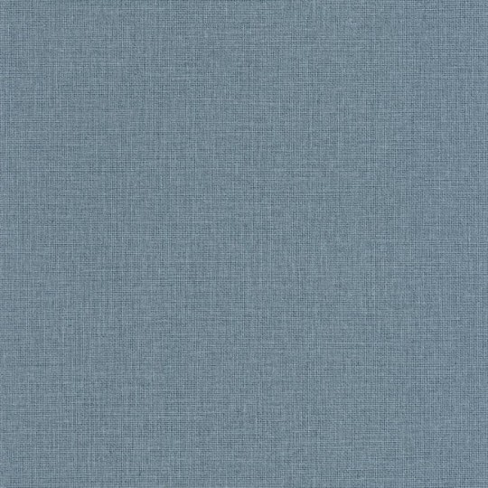 Caselio 104016669 Uni Jute Uni Mat Bleu Tempete - tapeta imitująca naturalną tkaninę