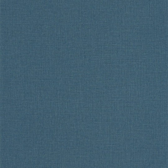 Caselio 104016773 Uni Jute Uni Mat Bleu Madura - tapeta imitująca naturalną tkaninę