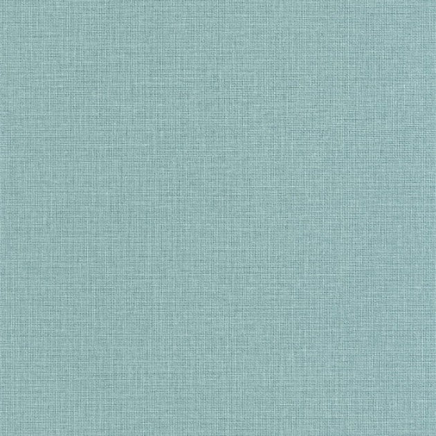 Caselio 104016226 Uni Jute Uni Mat Turquoise - tapeta imitująca naturalną tkaninę